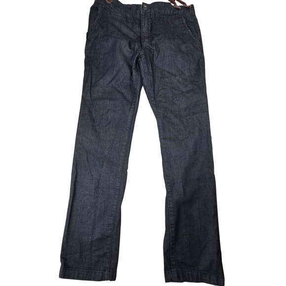 Marc Ecko Cut & Sew Denim Pants With Suspenders Size 32 Blue - Picture 3 of 8